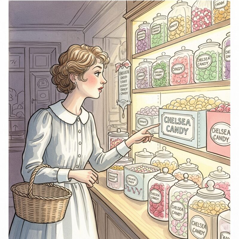 チェルシー 箱を探している女性