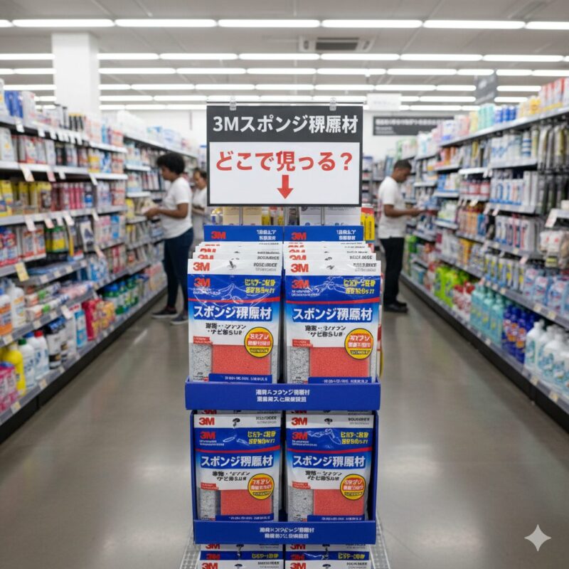 3Mスポンジ 研磨 剤 どこで 売っ てる？