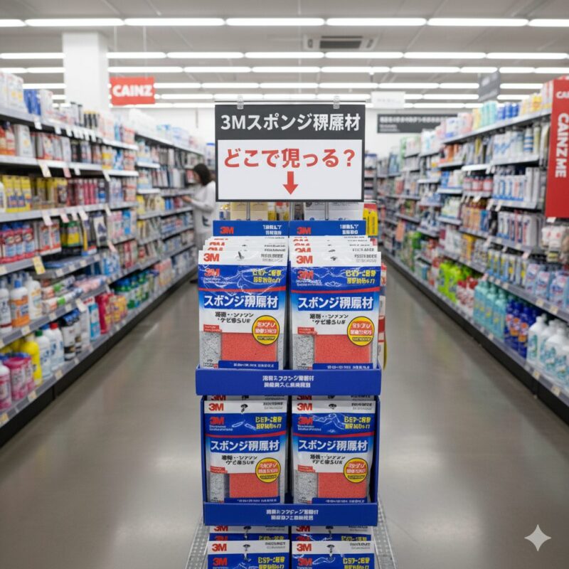 3Mスポンジ 研磨 剤 どこで 売っ てる？