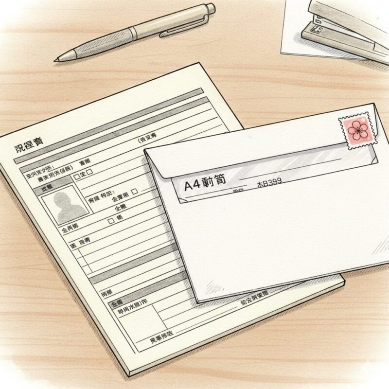 履歴 書 a4 封筒 どこで 売っ てる？