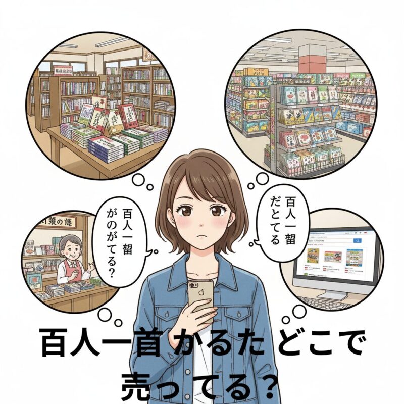 百人一首 かるた どこで 売っ てる？