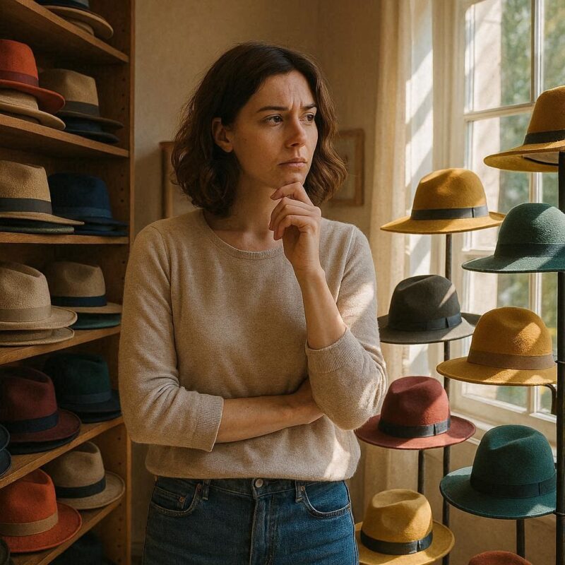 A&W キャップ 探している女性