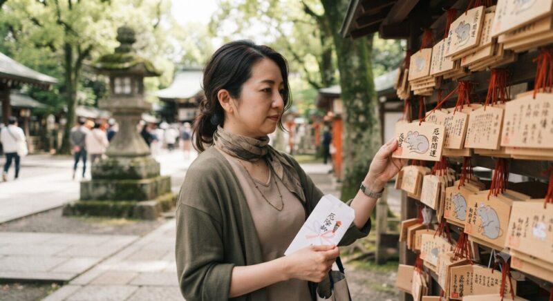 厄払いの封筒 をダイソーで探している